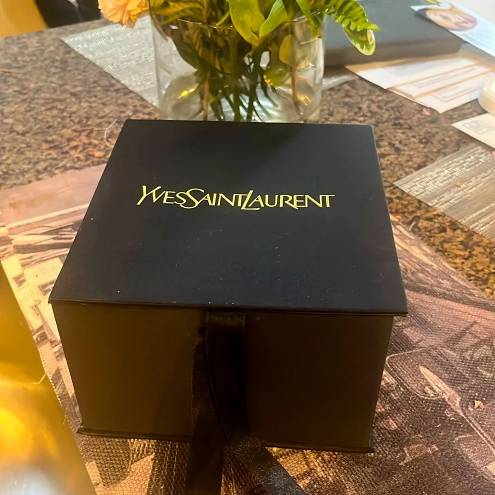 YvesSaintLaurent satin gift 🎁box , jewelry, makeup